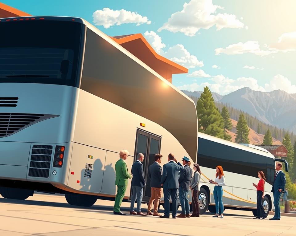 Charter Bus Black Hawk Colorado